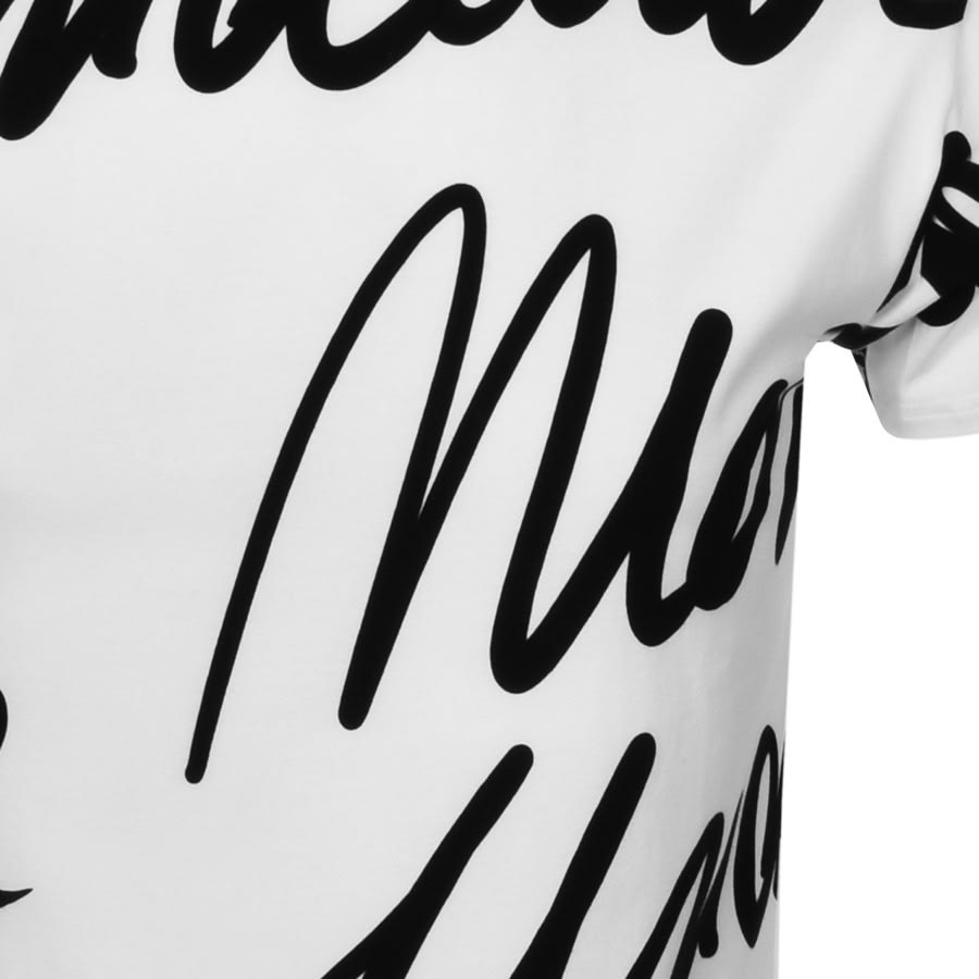 Alternative Image for ProductMoschino Short Sleeve Logo T Shirt White3